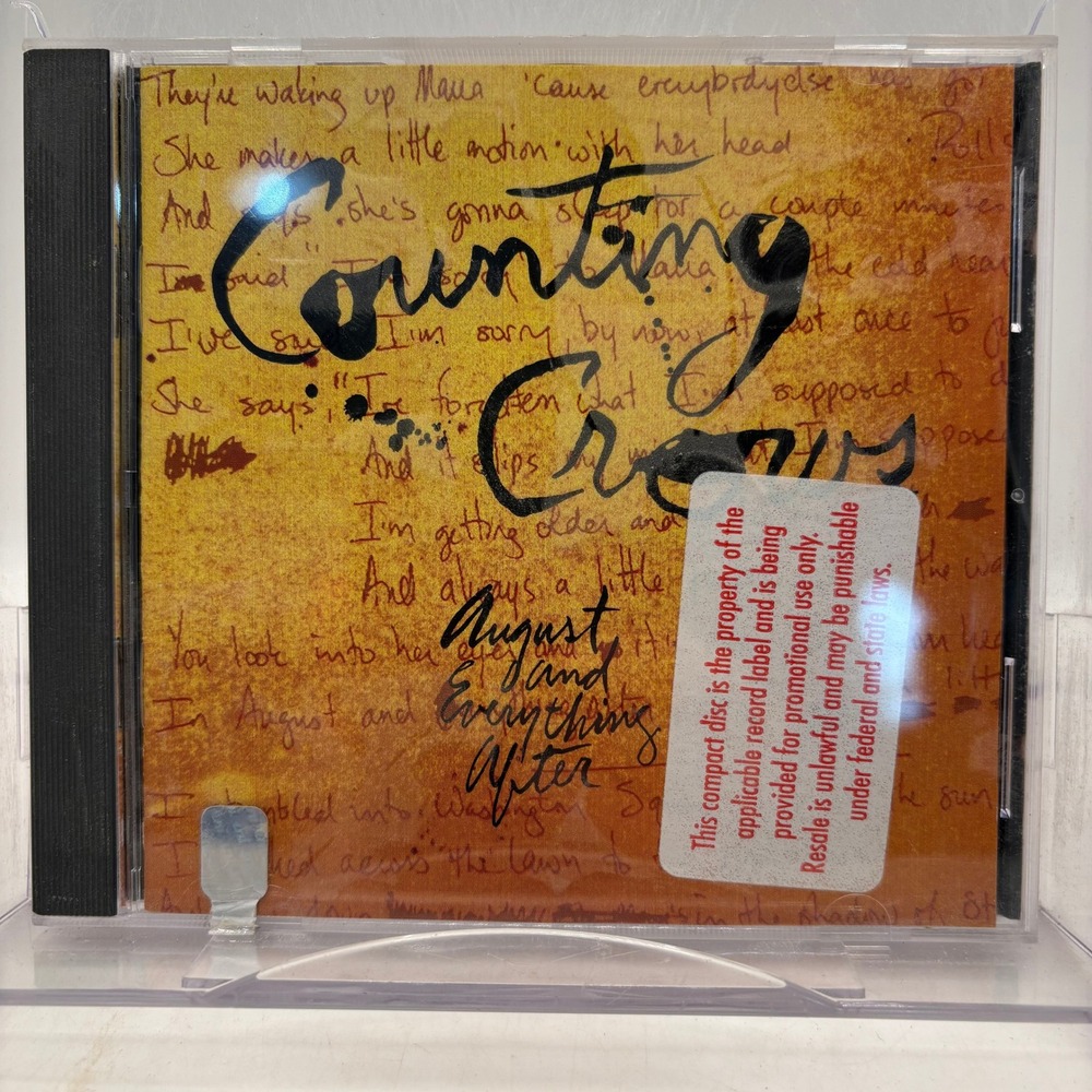 Counting Crows August and Everything After Promo CD 1993 DGCD-24528 Mr Jones